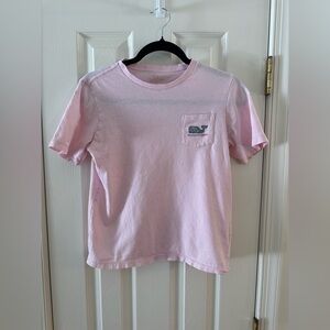 Vineyard Vines Kids Light Pink Short Sleeve Tee (MEDIUM 12-14)